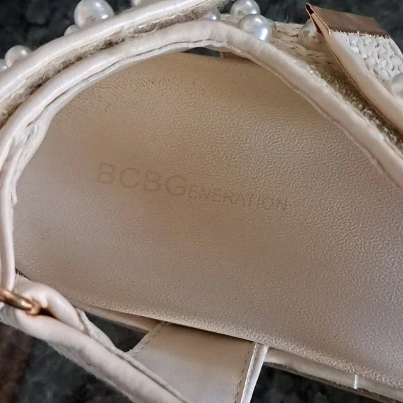 BCBGeneration Pearl Sandals | Size 9.5 - Picture 5 of 6